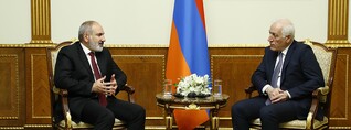 Վարչապետ Փաշինյանը հանդիպում է ունեցել նախագահ Խաչատուրյանի հետ