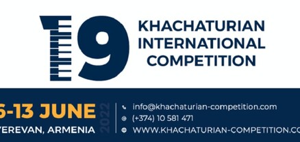 Խաչատրյանի անվան 19-րդ միջազգային մրցույթին կմասնակցի 7 երկրի 22 դաշնակահար