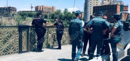Երևանում տղամարդն անցել է «Հաղթանակ» կամրջի վտանգավոր եզրագիծը՝ սպառնալով ցած նետվել․ shamshyan.com
