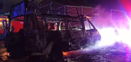 Իսակովի պողոտայի թիվ 30 շենքի մոտակայքում այրվել է ավտոմեքենա