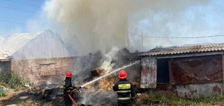 Շիրակի մարզի Հայրենյաց գյուղում այրվել է մոտ 500 հակ անասնակեր
