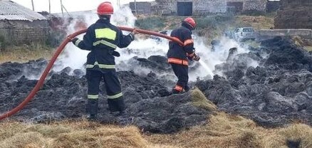 Բավրայում հրդեհ է բռնկվել․ այրվել է 5000 հակ անասնակեր