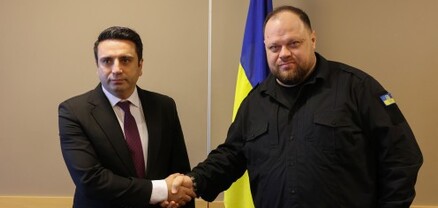 Ալեն Սիմոնյանը հանդիպել է Ուկրաինայի Գերագույն ռադայի նախագահին