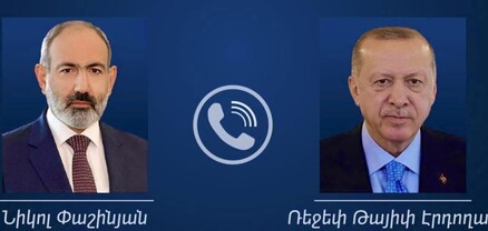 Նիկոլ Փաշինյանն ու Թայիփ Էրդողանը քննարկել է Հայաստան-Թուրքիա հարաբերություններին առնչվող հարցեր
