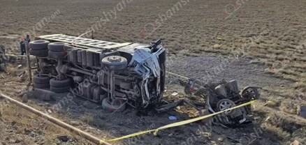 Կոտայքում բախվել են բեռնատարն ու Nissan-ը․ վերջինս մեջտեղից կիսվել է. ՀՀ ՊՆ ծառայողը տեղում մահացել է․ Shamshyan.com