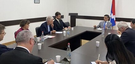 Արցախի արտգործնախարարն ընդունել է Բարոնուհի Քերոլայն Քոքսի գլխավորած պատվիրակությանը