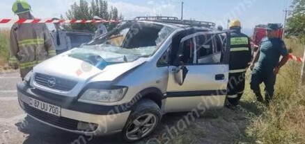 Opel-ը կողաշրջվել է․ կա 1 զոհ, 3 վիրավոր. վթարի են ենթարկվել զոհվածի շիրիմին այցելողները․ shamshyan.com