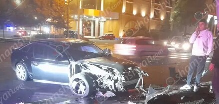 Ավտովթար՝ Երևանում. 32-ամյա վարորդը Audi  A6-ով «Մետրոպոլ» հյուրանոցի հարևանությամբ բախվել է երկաթե էլեկտրասյանը. shamshyan.com
