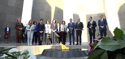 Ֆրանսիայի մշակույթի նախարարն այցելել է Ծիծեռնակաբերդի հուշահամալիր