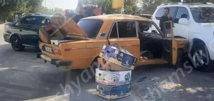 Ավտովթար՝ Արարատի մարզում. բախվել են Lexus-ը, Opel-ն ու 06-ը. կան վիրավորներ. shamshyan.com
