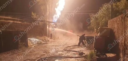 Վայք քաղաքի սկզբնամասում այրվում է գազալցակայանն ու հեղուկ գազի կայանը. կան վիրավորներ․ shamshyan.com