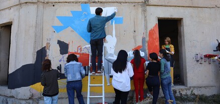«Արի նկարենք» արվեստային ակտիվության հաջորդ փուլին մասնակցեցին ծրագրի անդամներն ու ՀԳՊԱ Գյումրու մասնաճյուղի ուսանողները