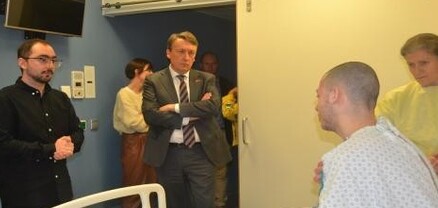 ՀՀ-ում Բելգիայի դեսպանն այցելել է Ստեփանակերտի բենզալցակայանում պայթյունից տուժածներին