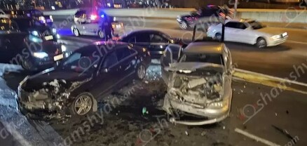 Երևանում բախվել են Mercedes-ն ու Opel-ը. վիրավոր անչափահաս տղան տեղափոխվել է հիվանդանոց. shamshyan.com