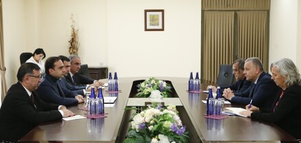 Տիգրան Ավինյանը հանդիպել է ԵՄ պատվիրակության ղեկավար, դեսպան Վասիլիս Մարագոսի հետ