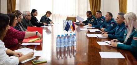 Փրկարարական ծառայության գնդապետ Կամո Ցուցուլյանն ընդունել է ԵՄ պատվիրակությանը