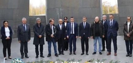 Սենտ Էտիենի քաղաքապետը այցելել է Հայոց ցեղասպանության հուշահամալիր