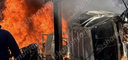 «Կանանց գաղութ»-ի հարևանությամբ գործող ավտոմեքենաների քանդման կետում հրդեհ է բռնկվել. Volkswagen Golf-երը վերածվել են մոխրակույտի. shamshyan.com