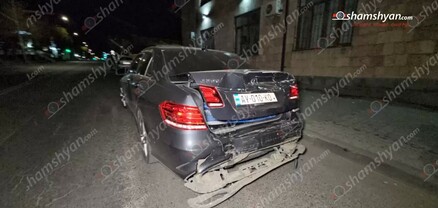 Երևանում բախվել են Chevrolet-ն ու Mercedes-ը. վարորդները եղել են խմած. shamshyan.com