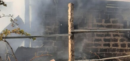 Պռոշյան գյուղի Երևանյան փողոցում այրվել է անասնագոմ