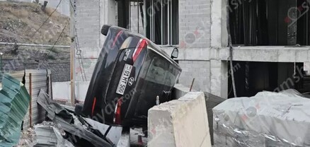 Կասկադյորական ավտովթար՝ Երևանում. 23-ամյա վարորդը Hyundai-ով կողաշրջված հայտնվել է կառուցվող էլիտար շենքերի տարածքում. shamshyan.com
