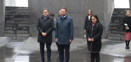 Էստոնիայի ԱԳ նախարար Մարգուս Ցահքնան այցելել է Հայոց ցեղասպանության հուշահամալիր