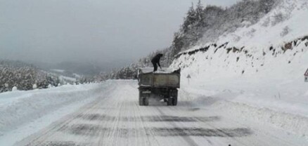 Բքի պատճառով փակ է Արթիկ-Ալագյազ ավտոճանապարհը