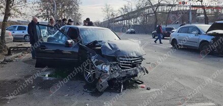 Երևանում իրար են բախվել 6 ավտոմեքենա. տուժածներ չկան. shamshyan.com