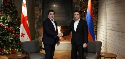 Դիլիջանում հանդիպել են Հայաստանի և Վրաստանի ԱԺ նախագահները