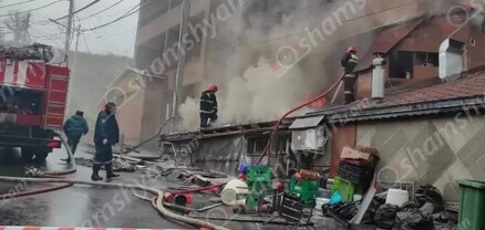 Խոշոր հրդեհ՝ Ծաղկաձորի «Թումանյանի խինկալի» ռեստորանում․ կրակն ու ծուխը տեսանելի էին մի քանի 100 մետրից․ shamshyan.com