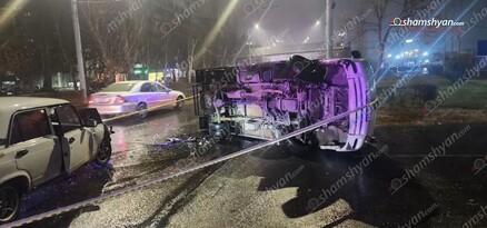 Շիրազի փողոցում բախվել են ВАЗ 2107-ն ու բեռնատար Kia-ն. կա վիրավոր․ shamshyan.com