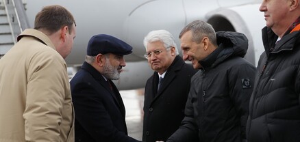 Փաշինյանը ժամանել է Սանկտ Պետերբուրգ