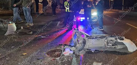 Երևանում բախվել են Opel-ն ու մոպեդը. հնդիկ մոպեդավարը հոսպիտալացվել է. shamshyan.com