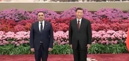 Դեսպան Վահե Գևորգյանն իր հավատարմագրերն է հանձնել Չինաստանի նախագահին