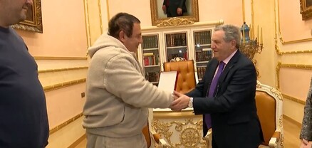 Գագիկ Ծառուկյանը հանդիպել է Սուսերամարտի եվրոպական կոնֆեդերացիայի նախագահի հետ