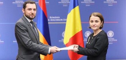 Դեսպան Տիգրան Գալստյանը հանդիպել է Ռումինիայի ԱԳ նախարարի հետ