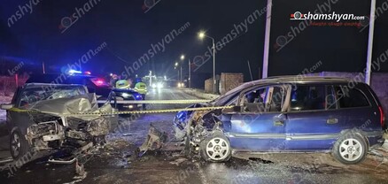 Կոտայքի մարզում բախվել են Mercedes-ն ու Opel-ը. 4 վիրավորներից 2-ը հարազատ եղբայրներ են. shamshyan.com