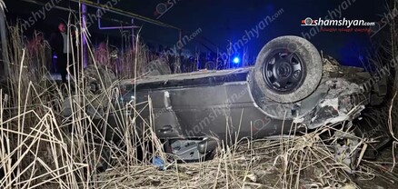 26-ամյա վարորդը Mercedes-ով տապալել է էլեկտրասյունն ու գազատարի հենասյուները. կա վիրավոր. shamshyan.com