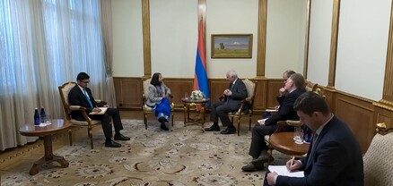 Նախագահ Վահագն Խաչատուրյանն ընդունել է Հնդկաստանի դեսպանին