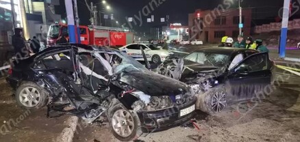 Երևանում բախվել են BMW-ն ու Toyota-ն. կա 1 զոհ, 3 վիրավոր. shamshyan.com
