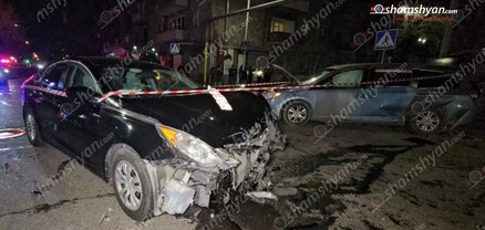 Երևանում բախվել են Honda-ն ու Hyundai-ը․ կան վիրավորներ․ shamshyan.com
