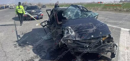  Արմավիրի մարզում բախվել են BMW-ն ու Opel-ը. կան վիրավորներ. shamshyan.com