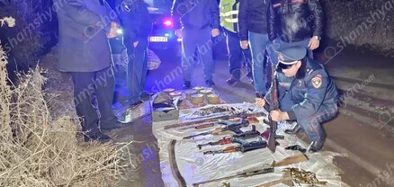 Կոտայքի ոստիկանները մեծ քանակությամբ զենք-զինամթերք են հայտնաբերել. shamshyan.com