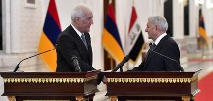 Հայաստանի և Իրաքի նախագահները պայմանավորվել են ակտիվացնել գործարար կապերը երկու երկրների միջև