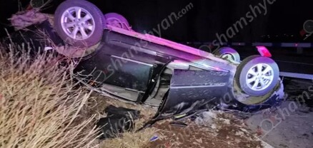 Խոշոր ավտովթար՝ Կոտայքի մարզում․ Toyota-ն գլխիվայր շրջվել է, Mercedes-ն էլ բախվել է նրան ու հայտնվել ձորում․ կա 8 վիրավոր․ shamshyan.com