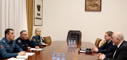 Փրկարար ծառայության տնօրենն ընդունել է Ավստրիական Կարմիր խաչի պատվիրակությանը