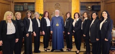 Արամ Ա Վեհափառ Հայրապետը հանդիպել է Լիբանանահայ օգնության խաչի շրջանային վարչության հետ