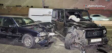  Երևանում իրար է բախվել 6 ավտոմեքենա. կա վիրավոր․ shamshyan.com