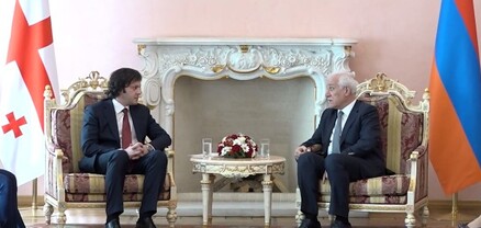 Հանրապետության նախագահը հանդիպել է Վրաստանի վարչապետի հետ