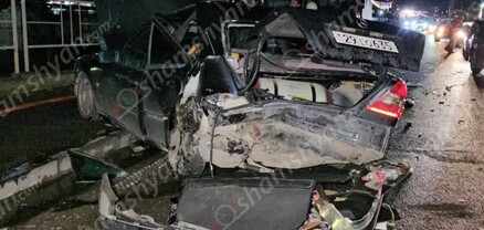 Աշտարակ-Երևան խճուղում բախվել են Nissan-ն ու Mercedes-ը. կան վիրավորներ. shamshyan.com